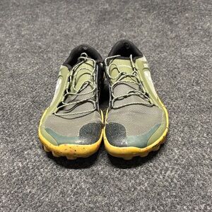 Green and Yellow Athletic Shoes